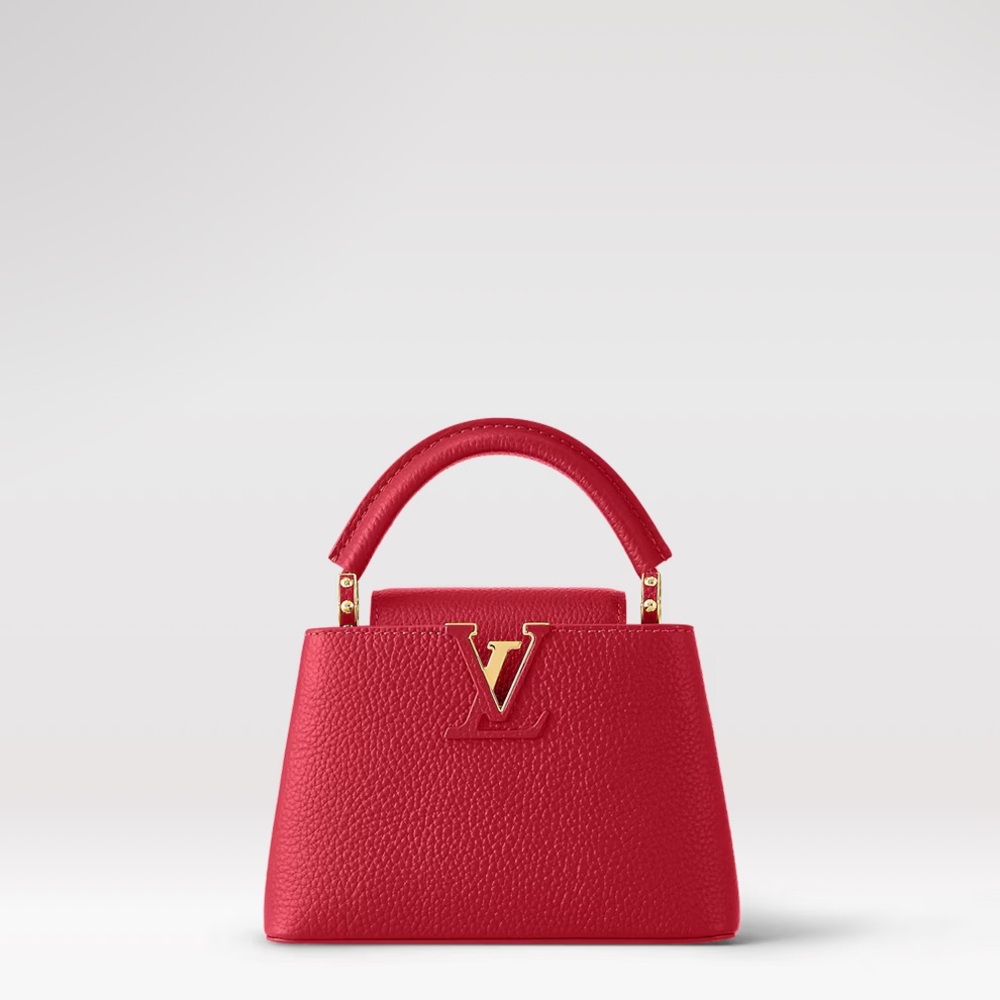 Louis Vuitton Mini Capucines Scarlet Red